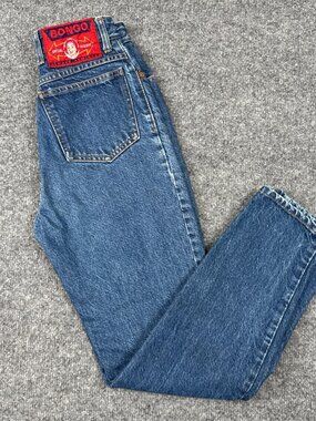 Bongo Gene Montesano Vintage Jeans Size 3 Medium Wash USA 1980s